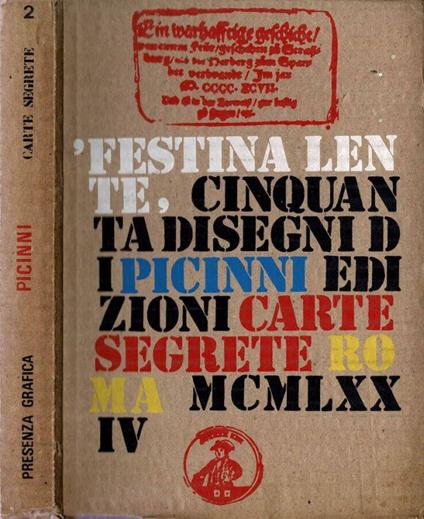 Festina Lente - Cinquanta disegni di Picinni - Gennaro Picinni - copertina