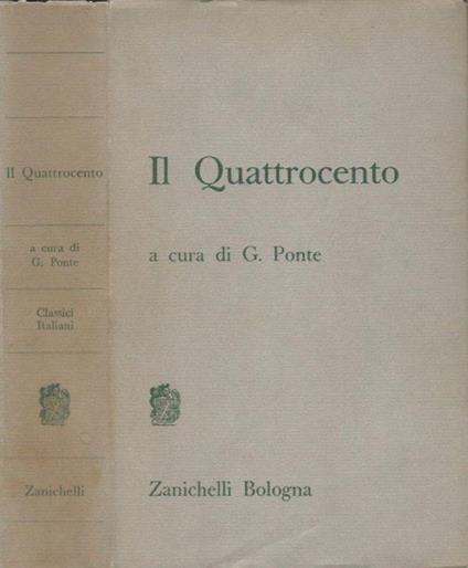 Il Quattrocento - Giovanni Ponte - copertina