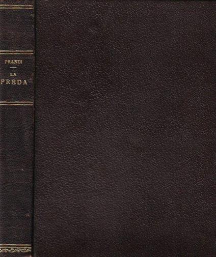 La preda - Eugenio Prandi - copertina