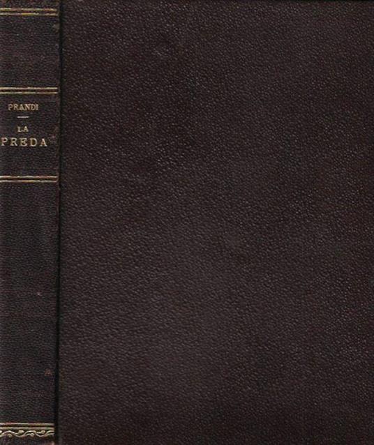 La preda - Eugenio Prandi - copertina