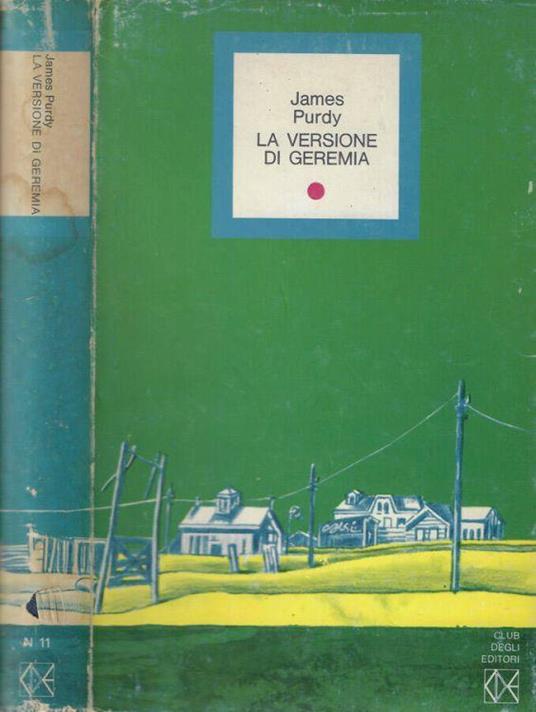 La versione di Geremia - James Purdy - copertina