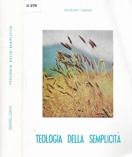 Teologia della semplicità - Nicolino Sarale - copertina