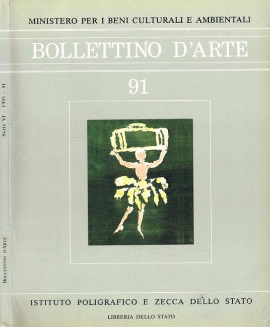 Bollettino d'Arte. Serie VI, n.91, maggio-giugno 1995 - Mario Serio - copertina