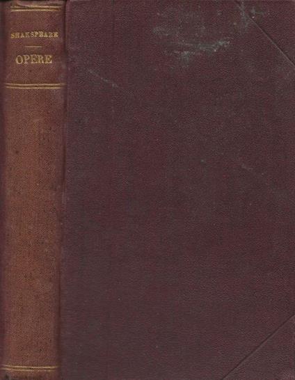 Opere. Vol. IV - William Shakespeare - copertina