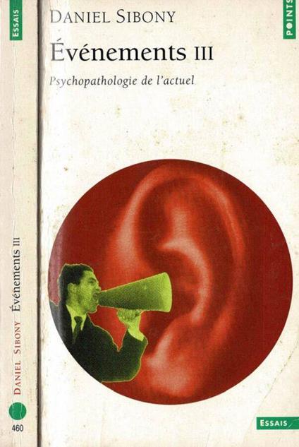 Evènements III - Daniel Sibony - copertina