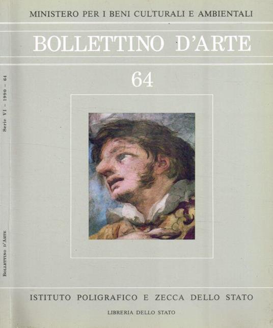 Bollettino d'Arte. Serie VI, n.64,novembre-dicembre 1990 - Francesco Sisinni - copertina