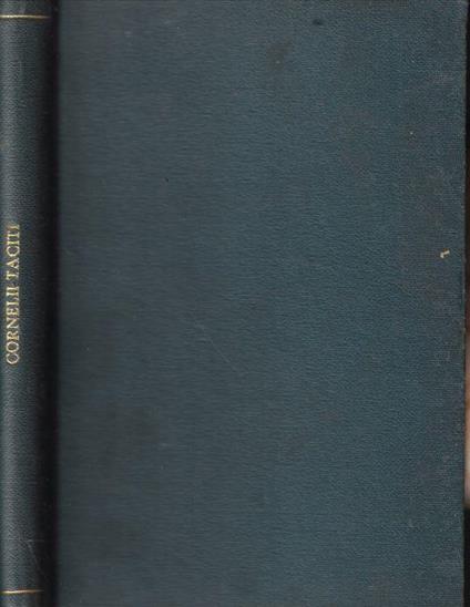 De vita agricolae liber - P. Cornelio Tacito - copertina