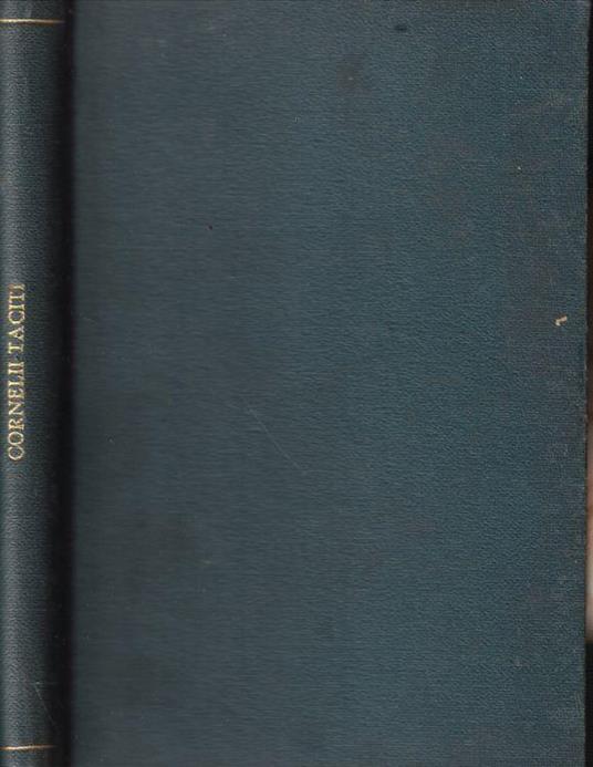 De vita agricolae liber - P. Cornelio Tacito - copertina