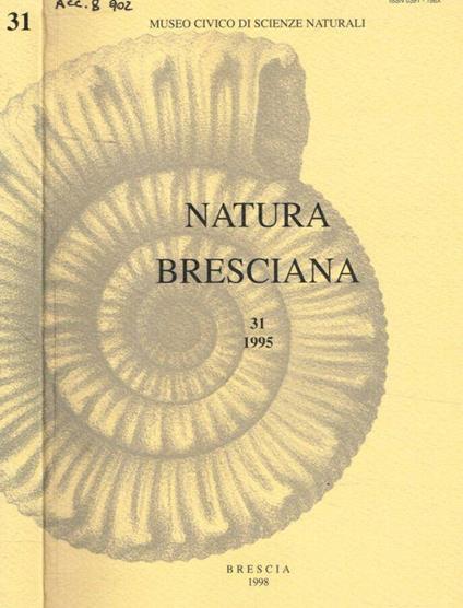 Natura bresciana n.31, 1995 - Massimo Tedeschi - copertina