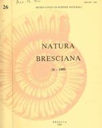 Natura bresciana n.26, 1989