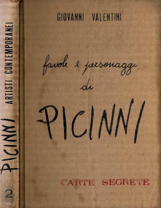 Favole e personaggi di Picinni - Giovanni Valentini - copertina