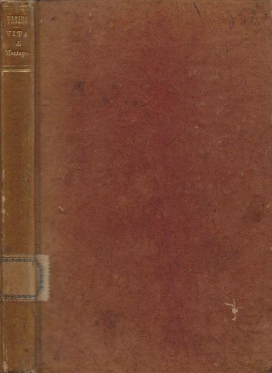 Vita di Andrea Mantegna - Giorgio Vasari - copertina