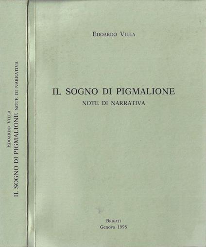 Il sogno di pigmalione - Edoardo Villa - copertina