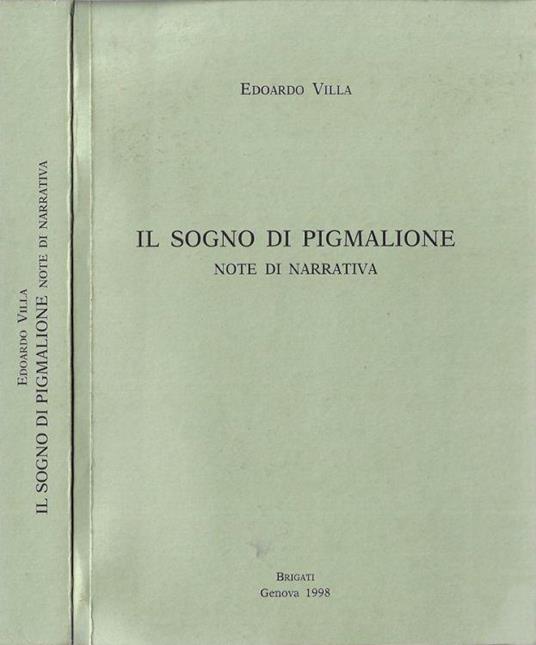 Il sogno di pigmalione - Edoardo Villa - copertina