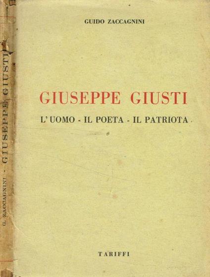 Giuseppe Giusti - Guido Zaccagnini - copertina