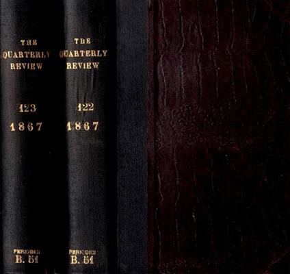 The quarterly review Vol 122-123 january-april, july-october 1867 - copertina