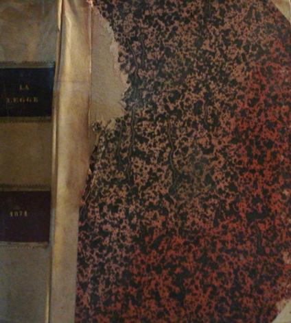 La legge monitore giudiziario ed amministrativo del Regno d'Italia Anno 1871 - copertina