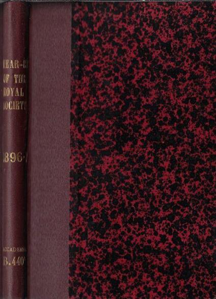Year-book of the Royal Society of London 1896-97 - copertina