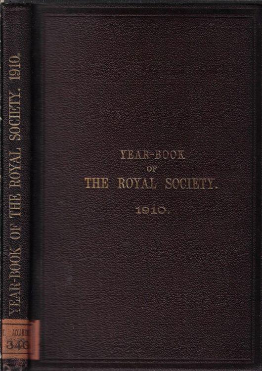 Year-book of the Royal Society of London 1910 - copertina