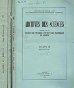 Archives des sciences éditées par la Société de physique et d'histoire naturelle de Genève vol.14, fasc.2, 3 e Fascicule Special, 1961