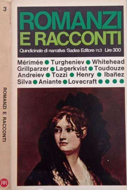Romanzi e Racconti - copertina