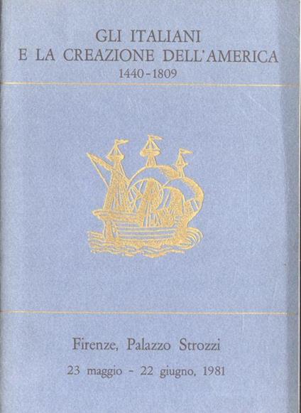 Gli italiani e la creazione dell' America - copertina