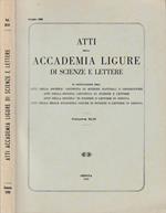 Atti della Accademia Ligure di Scienze e Lettere vol XLIII