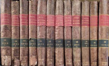 Bulletin de la Societe' de Geographie (1910-1918) - copertina