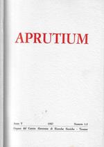 Aprutium Anno V, 1987, n. 1-2