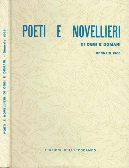 Poeti e novellieri di oggi e domani - Gennaio 1965 - copertina