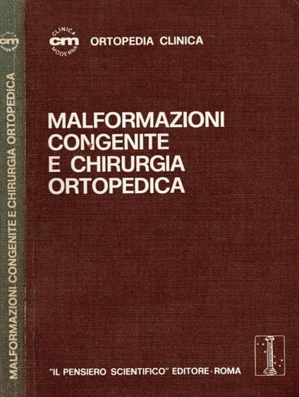 Malformazioni congenite e chirurgia ortopedica - copertina