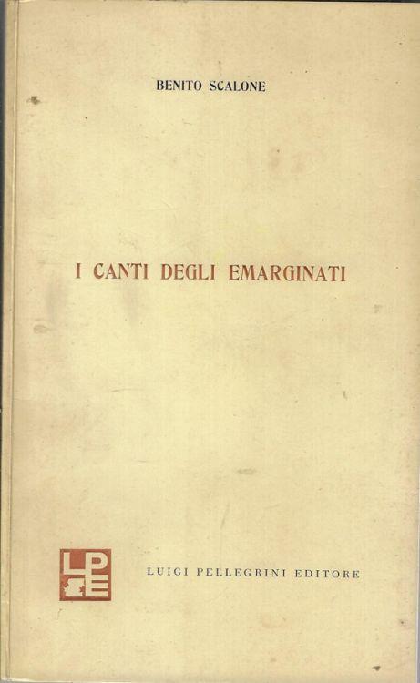 I canti degli emarginati - copertina