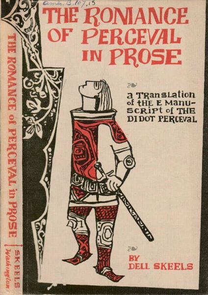 The romance of Perceval in prose - copertina