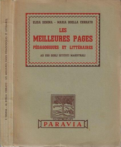Les meilleures pages pédagogiques et littéraires - copertina