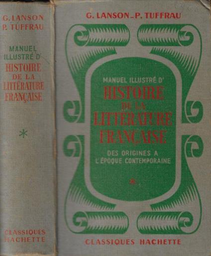 Manuel illustré d'Histoire de la litterature francaise - copertina