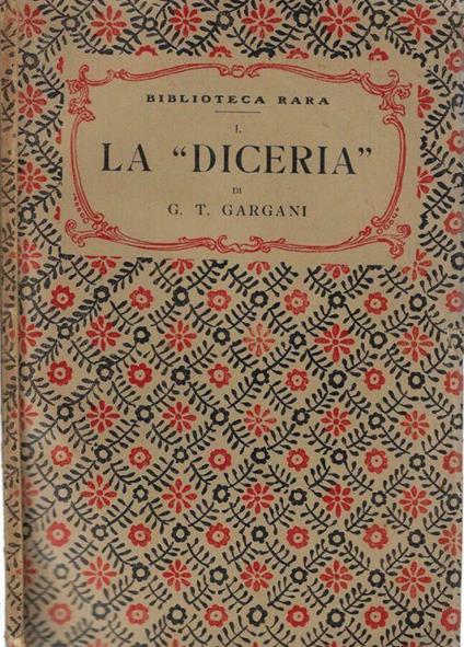 La Diceria - copertina