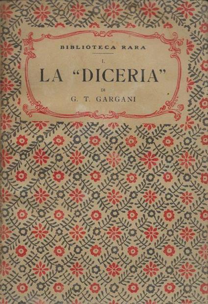Di Braccio Bracci e degli altri poeti nostri odiernissimi. Diceria - copertina