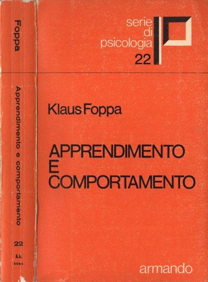 Apprendimento e comportamento - copertina