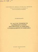Su alcuni teoremi di rappresentazione per processi scambiabili e parzialmente scambiabili