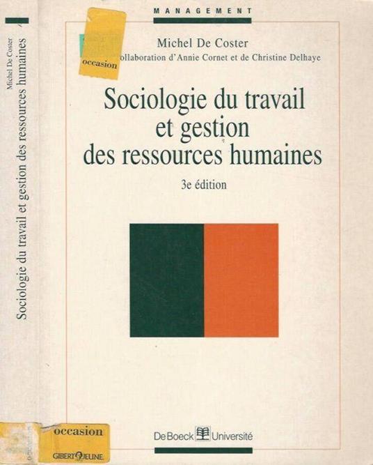 Sociologie du travail et gestion des ressources humaines - copertina