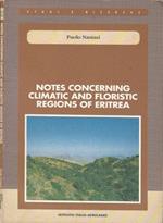 Notes concerning climatic and floristic regions of Eritrea