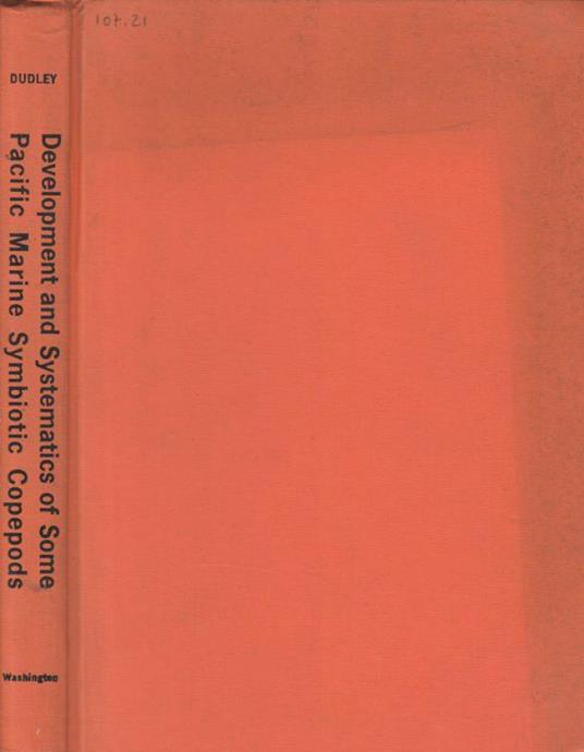 Development and systematics of some Pacific Marine symbiotic copepods - copertina