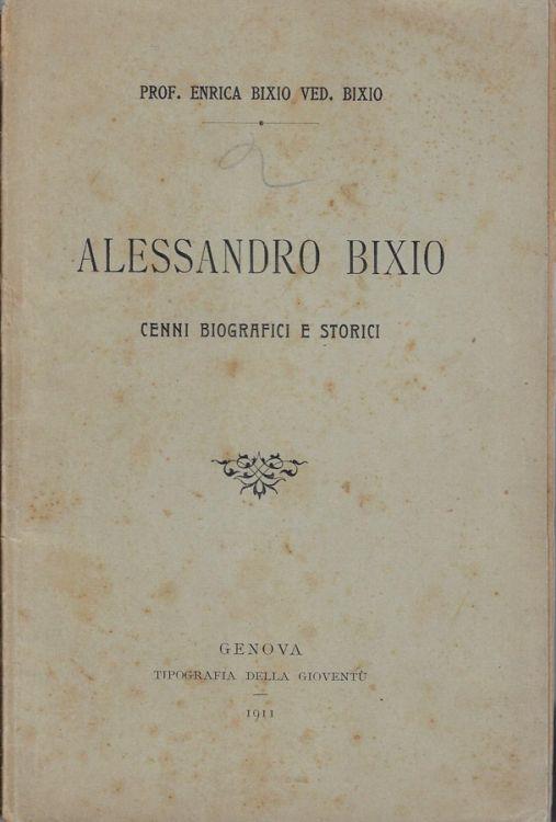 Alessandro Bixio - copertina