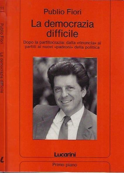 La democrazia difficile - copertina
