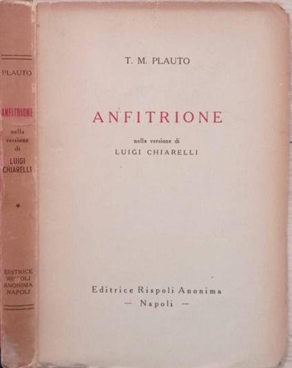 Anfitrione - copertina
