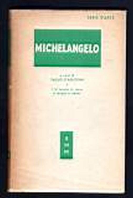 Michelangelo - Paolo D'Ancona - copertina