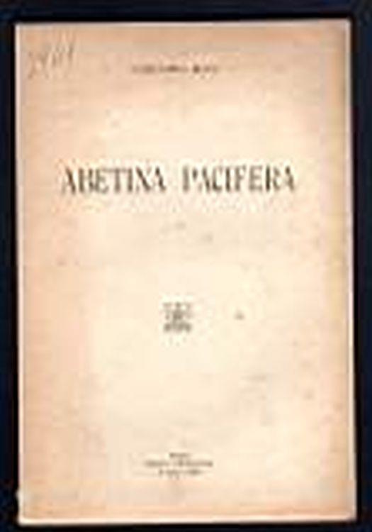 Abetina Pacifera - Giacomo Boni - copertina