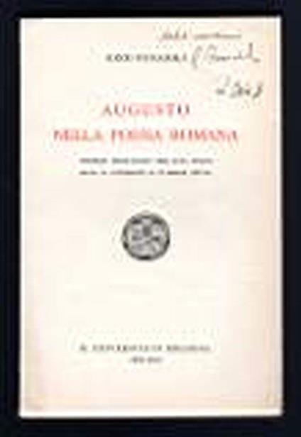 Augusto nella poesia Romana - Gino Funaioli - copertina