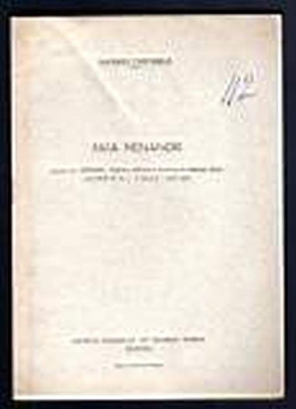 Fata Menandri - Raffaele Cantarella - copertina