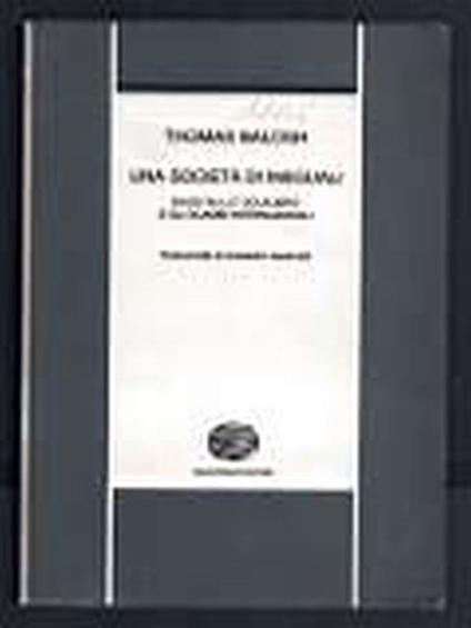 Una società di ineguali. Saggi sullo squilibrio e gli scambi internazionali - Thomas Balogh - copertina